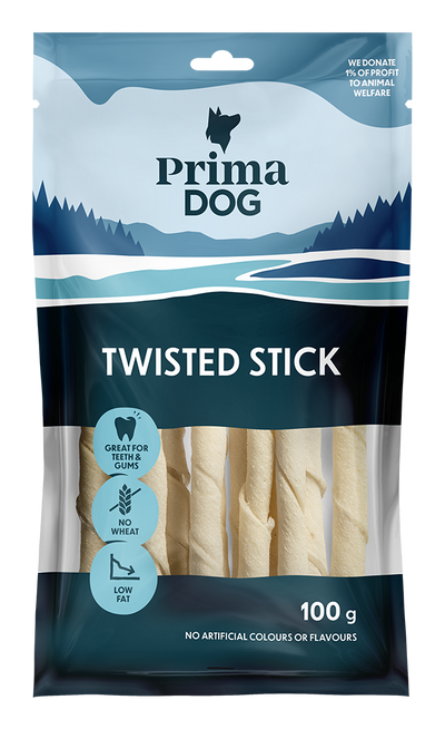 PD Vriden tuggpinne 13cm, 12st, 100g
