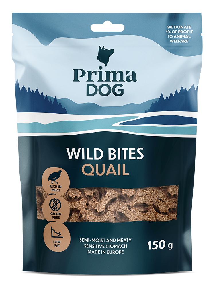 PD Wild Bites Vaktel 150g