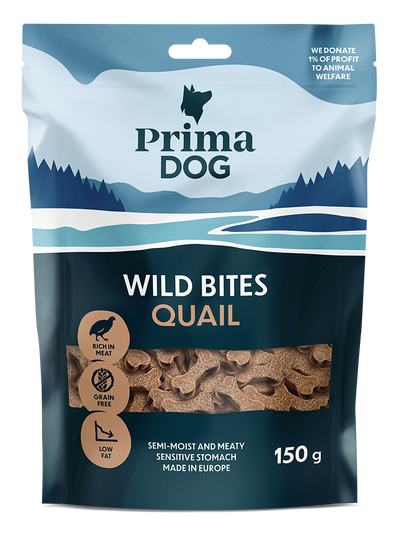PD Wild Bites Vaktel 150g