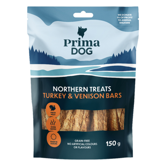PD Northern Treats Bars Kalkon & Hjort 150g