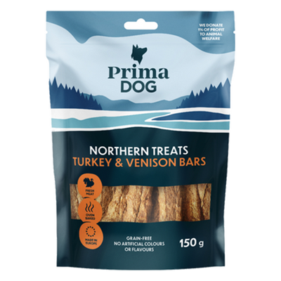 PD Northern Treats Bars Kalkon & Hjort 150g