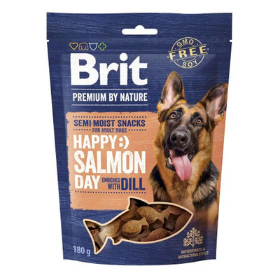 Brit PbN Semi-moist Snacks Lax & Dill 180g