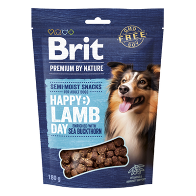 Brit PbN Semi-moist Snacks Lamm & Havtorn 180g
