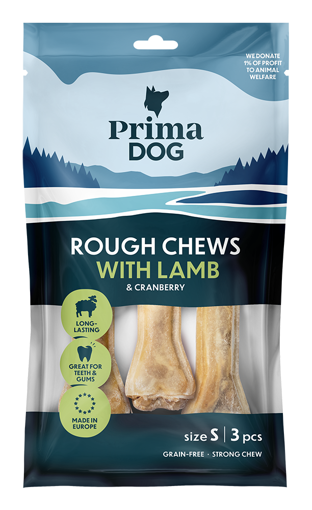 PD Rough Chews Lamm & Tranbär S 10cm, 105g