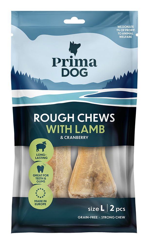 PD Rough Chews Lamm & Tranbär L 13,5cm, 140g