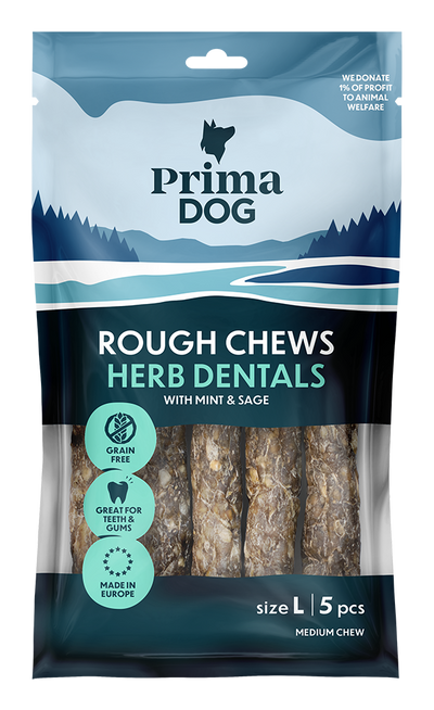 PD Rough Chews Dental Mynta & Salvia L 15cm, 175g