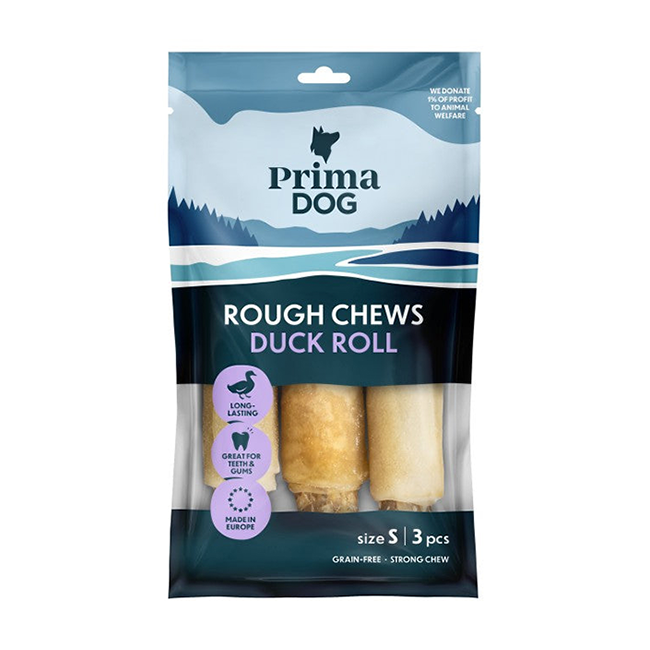 PD Rough Chews Tuggrulle med Anka S 13cm, 150g