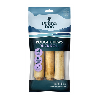 PD Rough Chews Tuggrulle med Anka L 17cm, 225g