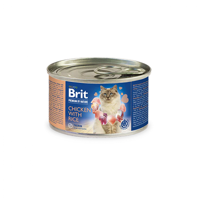 Brit PbN Katt Kyckling & Ris 200g