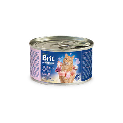 Brit PbN Katt Kalkon & Lever 200g