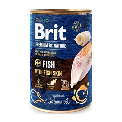 Brit PbN Fisk & Fiskskinn 400g