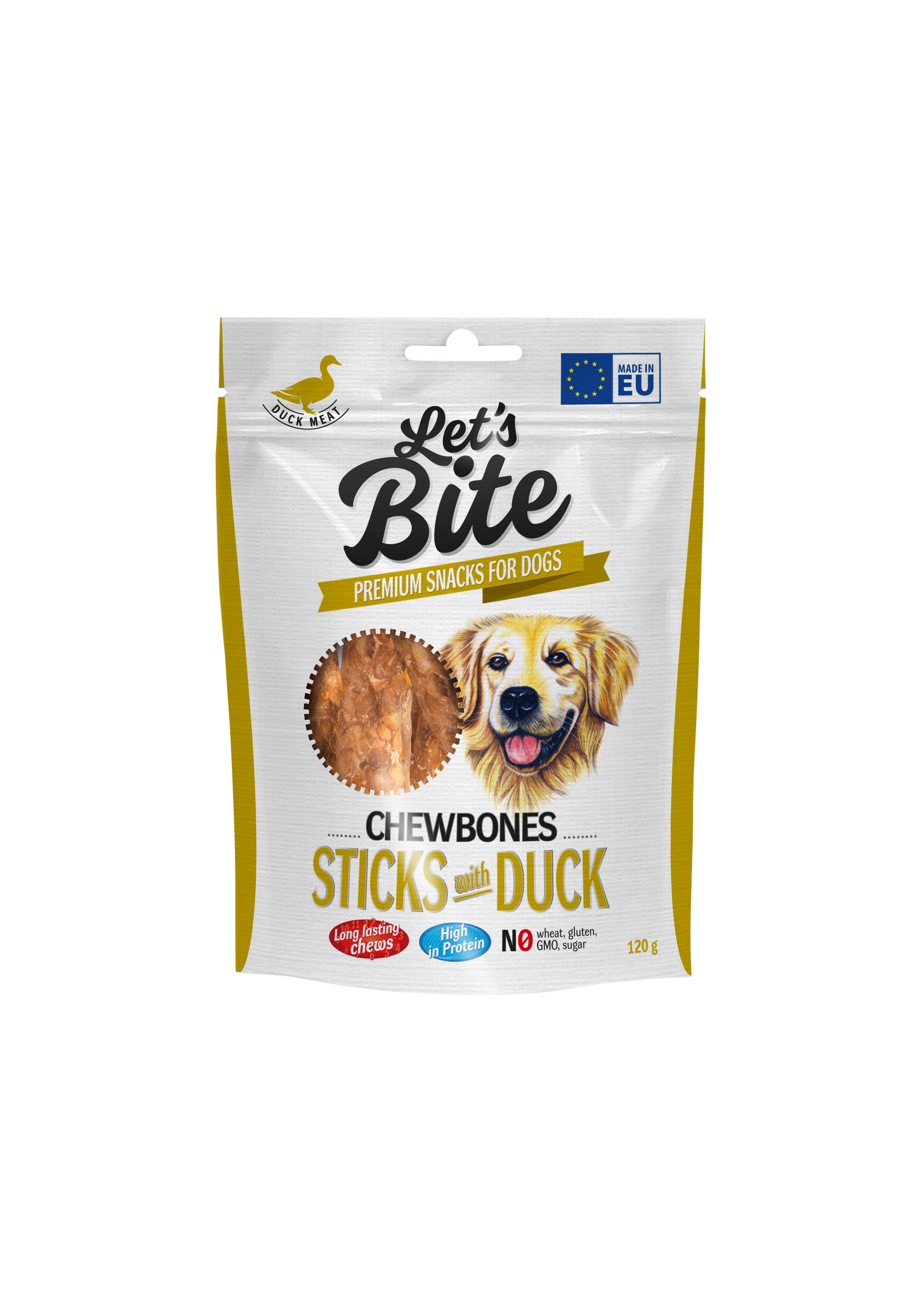 Let´s Bite Meat Tuggben Pinnar med anka 120g