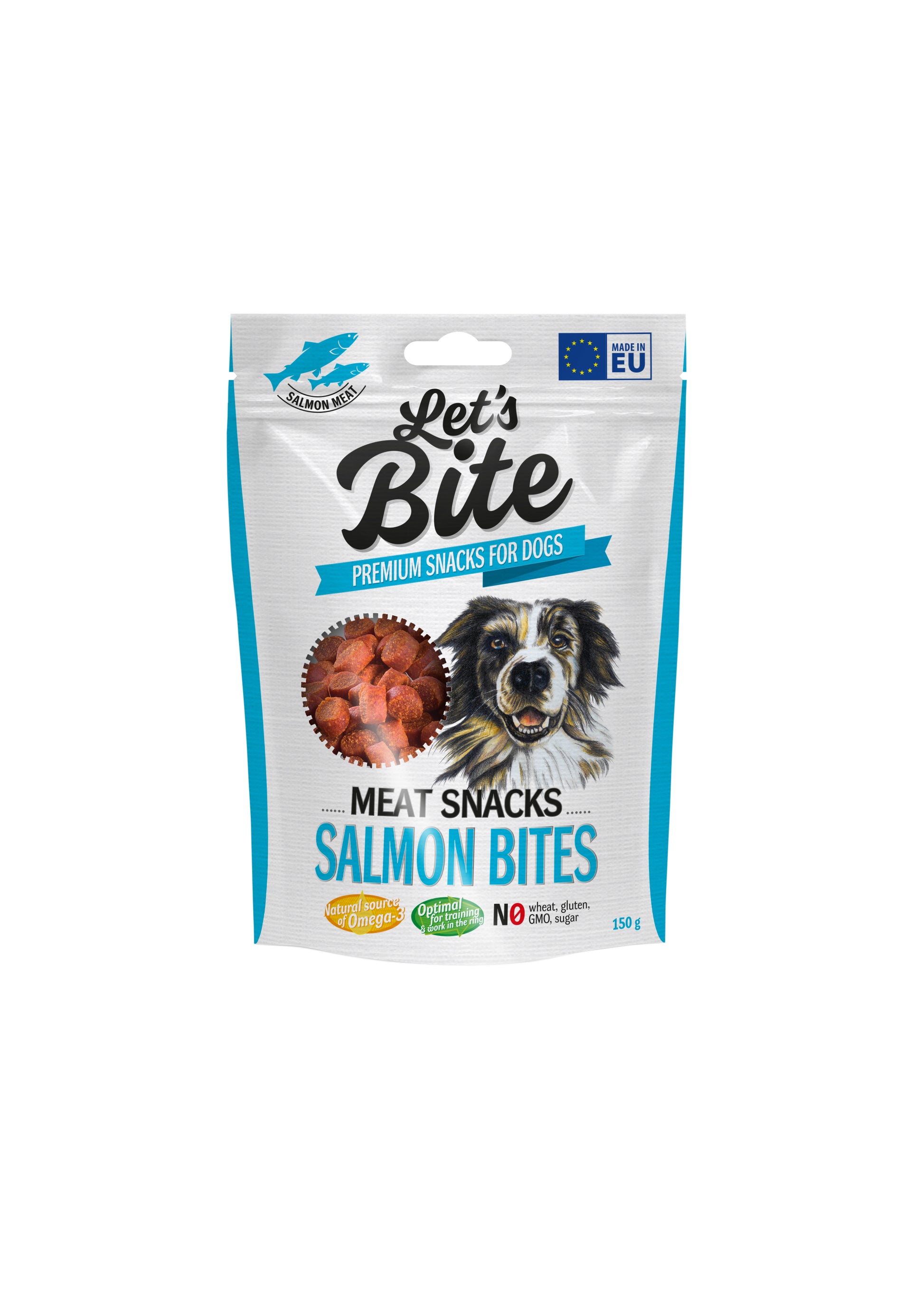 Let´s Bite Meat Snacks. Laxbitar 150g