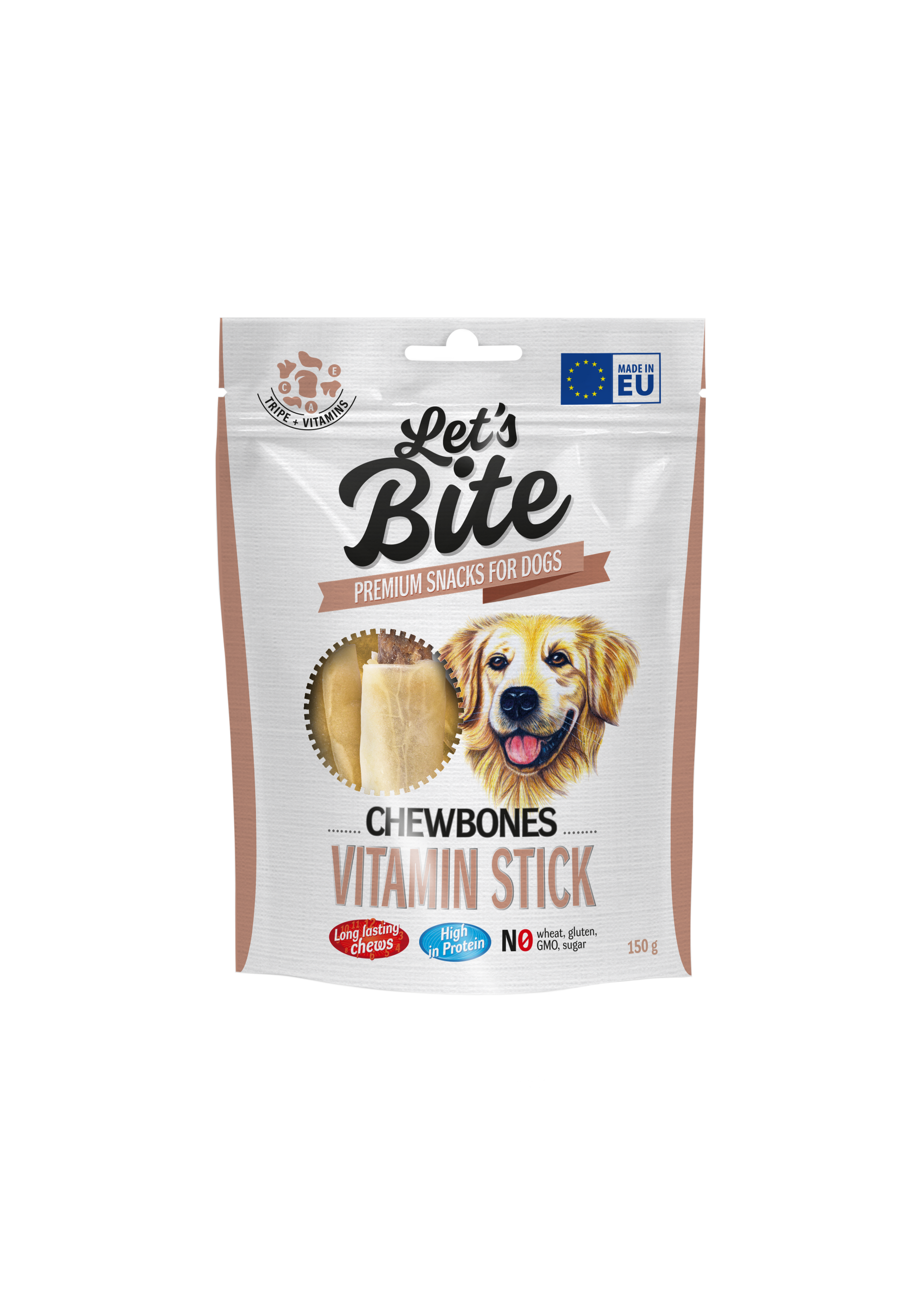 Let´s Bite Meat Tuggben Vitaminpinnar 150g
