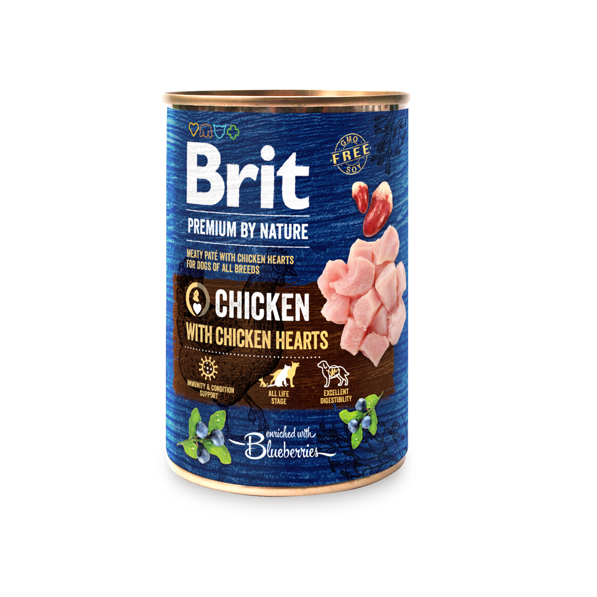Brit PbN Kyckling & Hjärta 400g