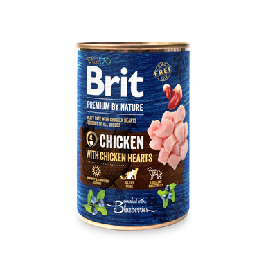 Brit PbN Kyckling & Hjärta 400g