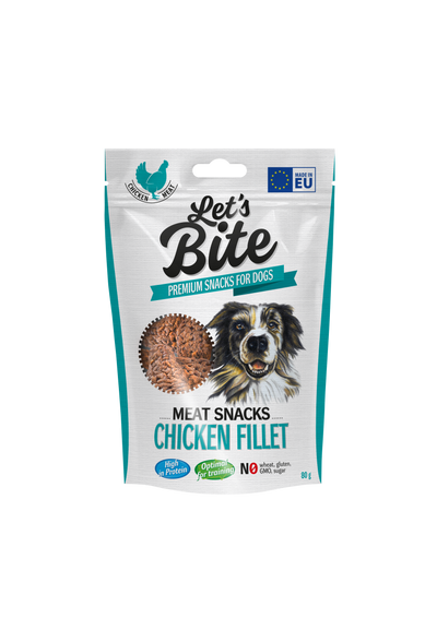Let´s Bite Meat Snacks. Kycklingfile 80g