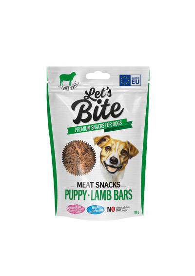 Let´s Bite Meat Snacks. Valp Lammbars 80g