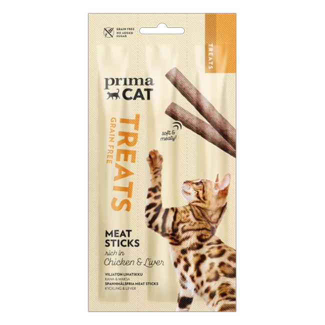 PC Treats Meat Stick Kyckling & Lever 3x5g