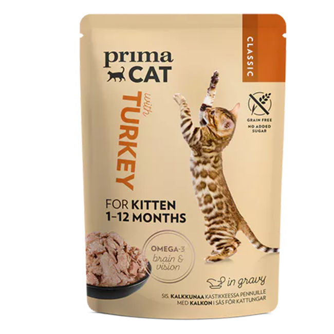 PC Classic Kitten Kalkon i Sås 85g