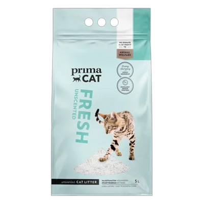 PC Fresh Unscented Kattsand, Vit 5L