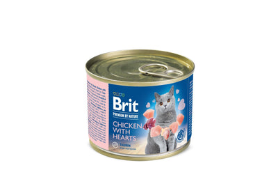 Brit PbN Katt Kyckling & Hjärta 200g