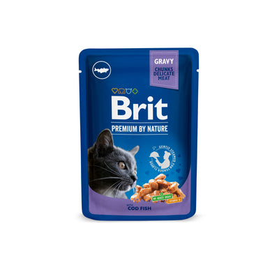 Brit Premium Katt Torsk i Sås 100g