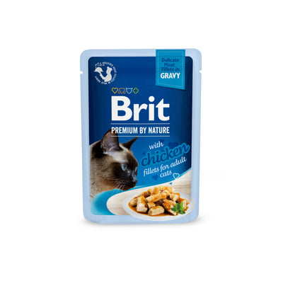 Brit PbN Katt Filéer i Sås Kyckling 85g