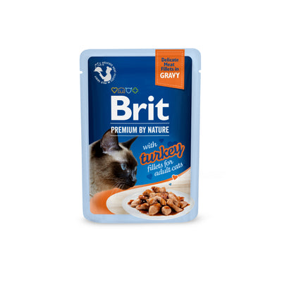 Brit PbN Katt Filéer i Sås Kalkon 85g