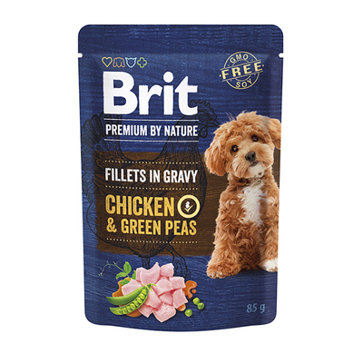 Brit PbN Filéer i Sås Kyckling och Gröna Ärtor 85g