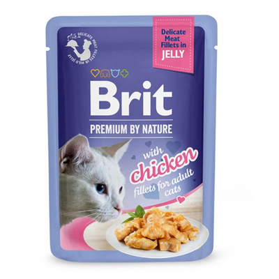 Brit PbN Katt Filéer i Gelé Kyckling 85g