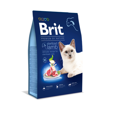 Brit PbN Katt Sterilized Lamm 8kg