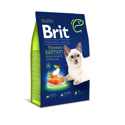 Brit PbN Katt Sterilized Lax 8kg