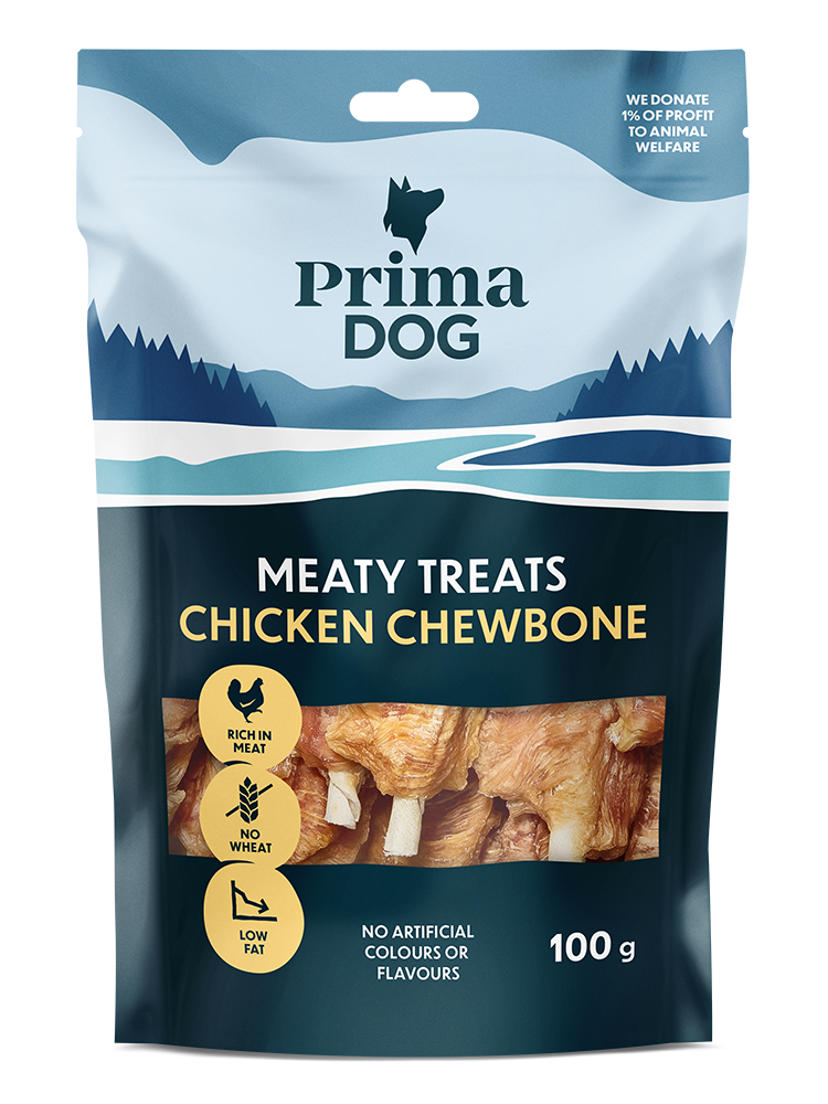 PD Meaty Treats Kyckling med tuggben 100g