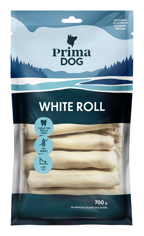 PD Vit tuggrulle 13cm, 35st, 700g