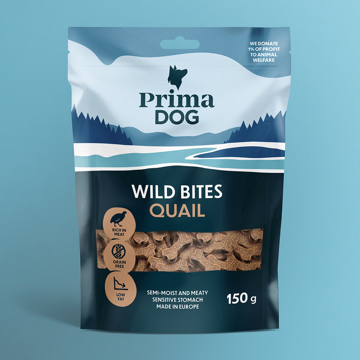 PD Wild Bites Vaktel 150g