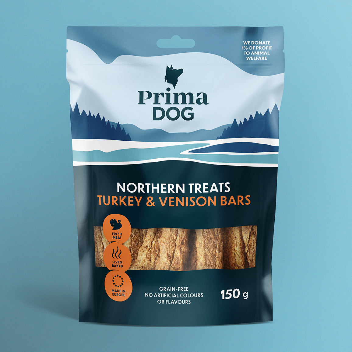 PD Northern Treats Bars Kalkon & Hjort 150g