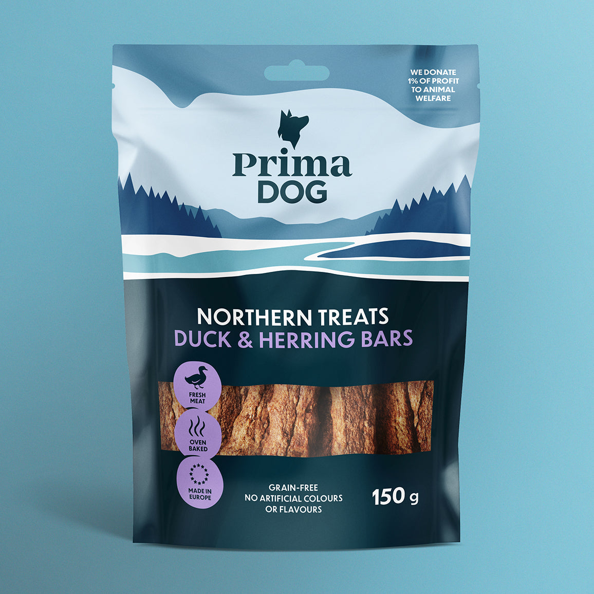 PD Northern Treats Bars Anka & Strömming 150g