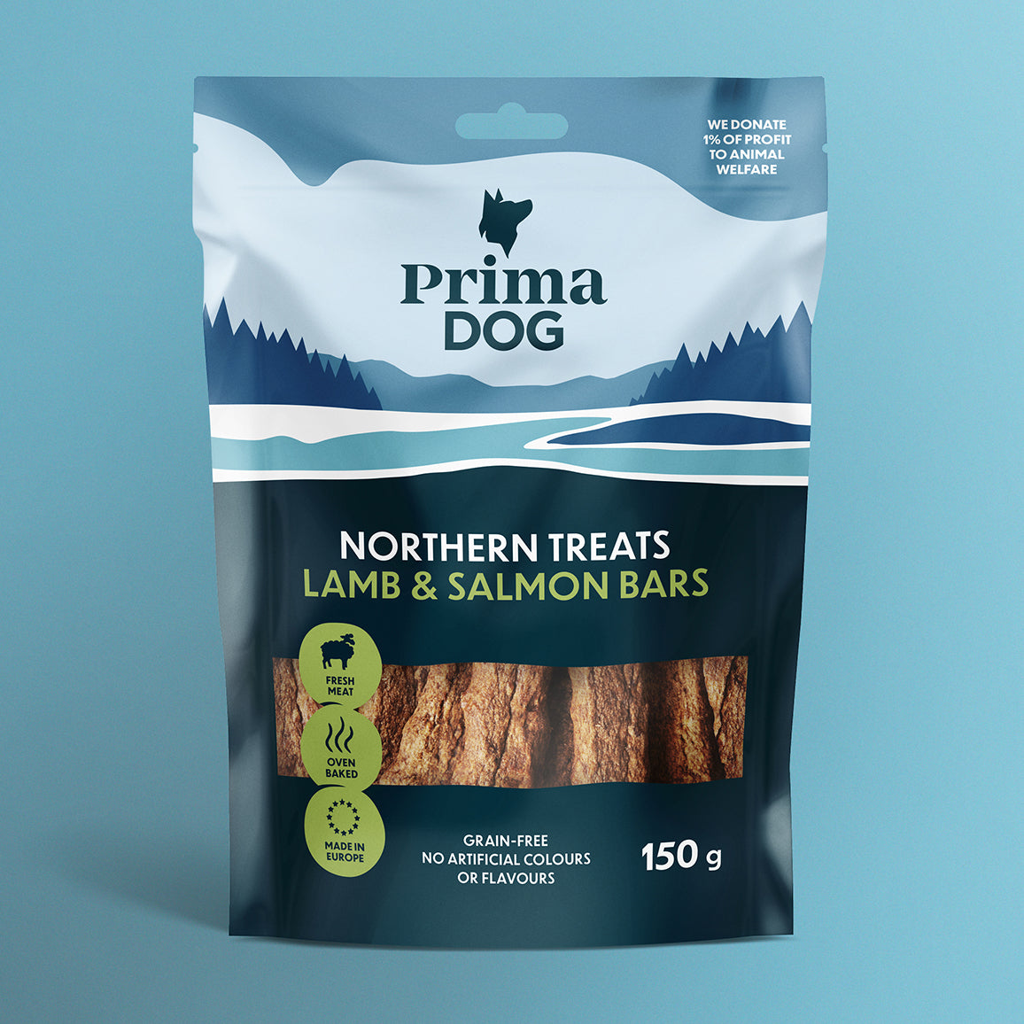 PD Northern Treats Bars Lamm & Lax 150g