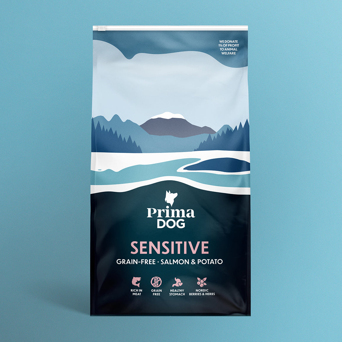 PD Adult Sensitive Lax & Potatis GF 10kg
