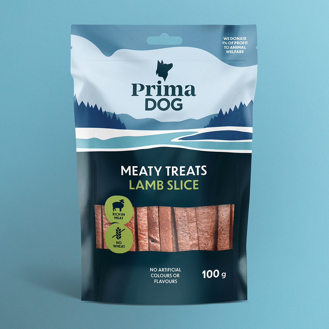 PD Meaty Treats Lammslice 100g