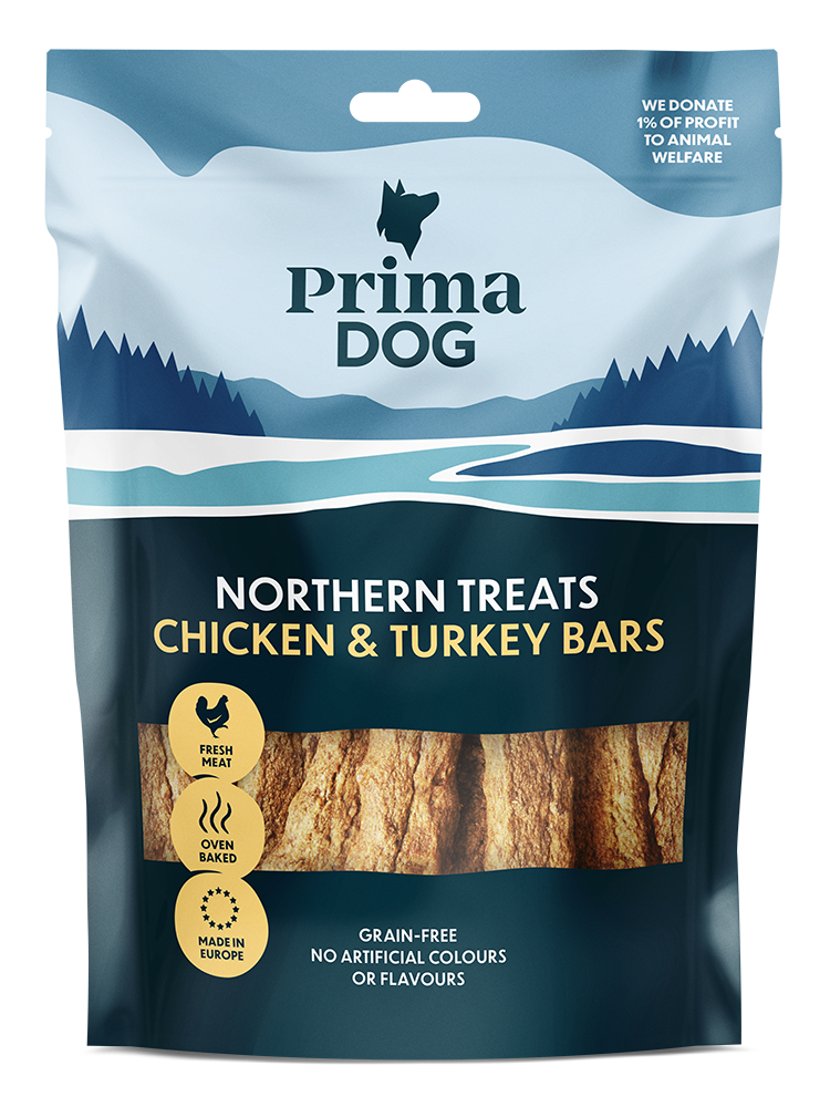 PD Northern Treats Bars Kyckling & Kalkon 150g