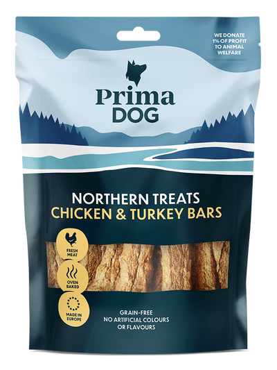 PD Northern Treats Bars Kyckling & Kalkon 150g