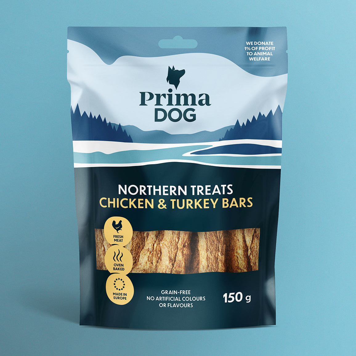 PD Northern Treats Bars Kyckling & Kalkon 150g
