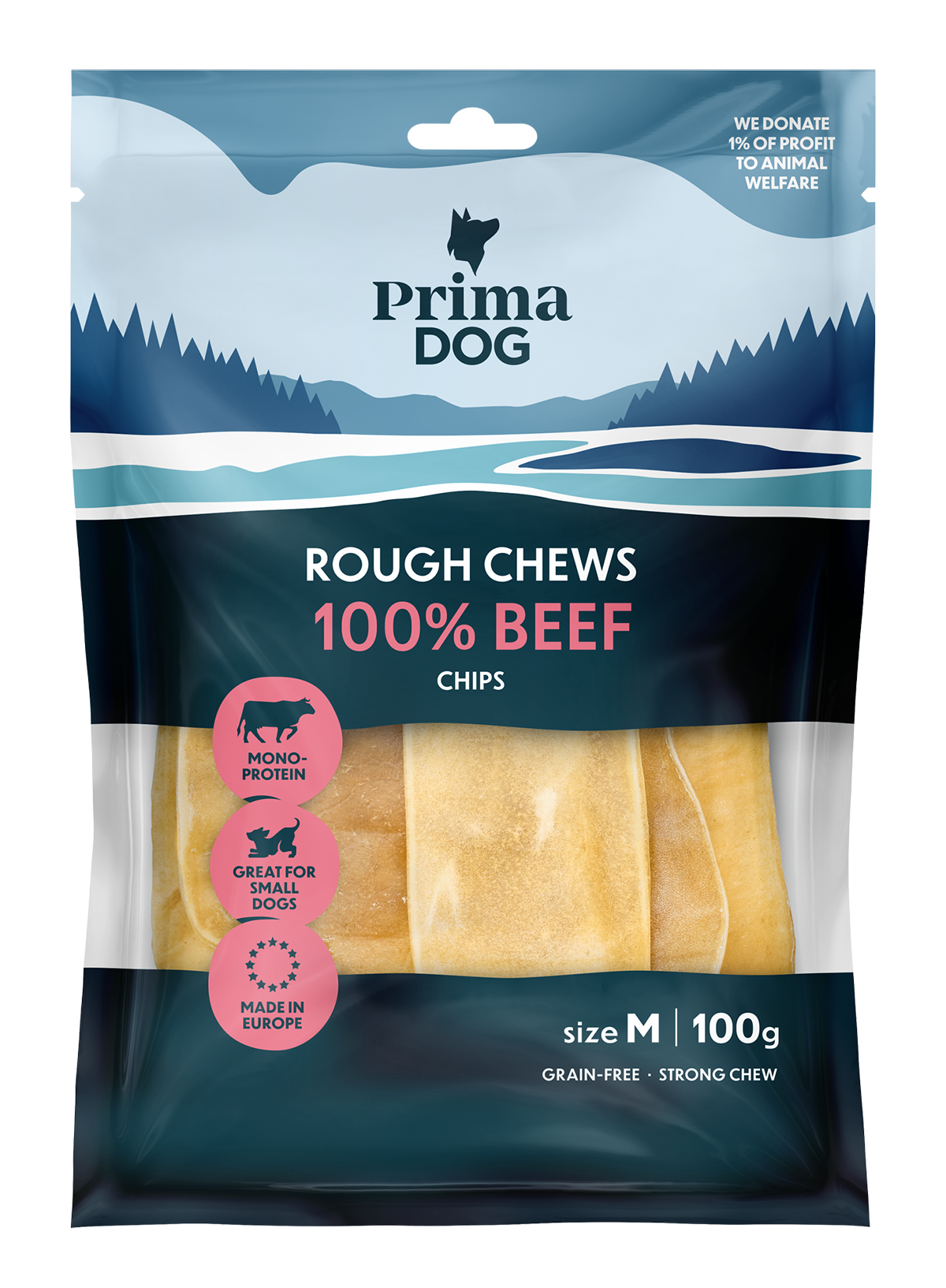 PD Rough Chews Nöt tuggchips 100g