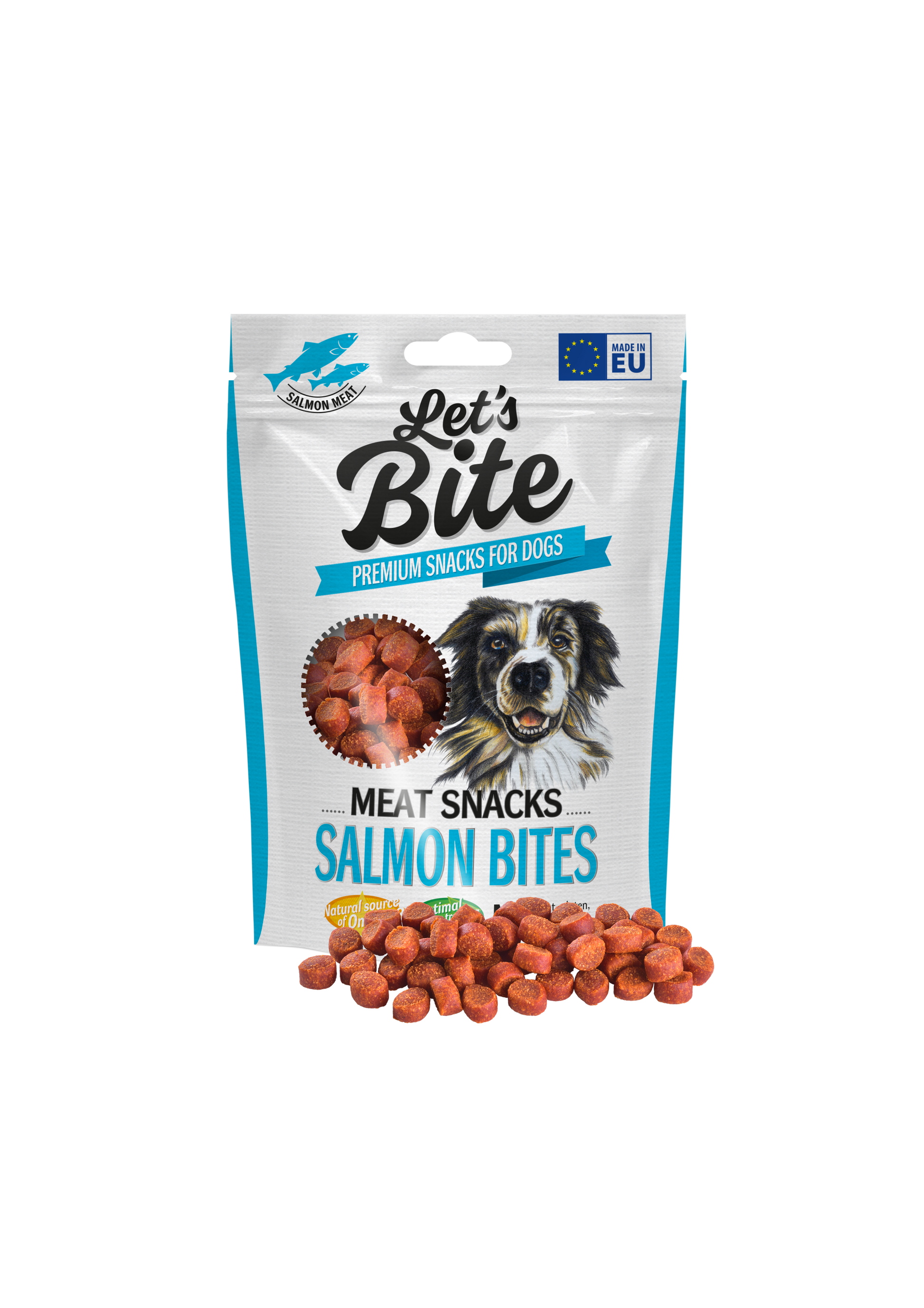 Let´s Bite Meat Snacks. Laxbitar 150g