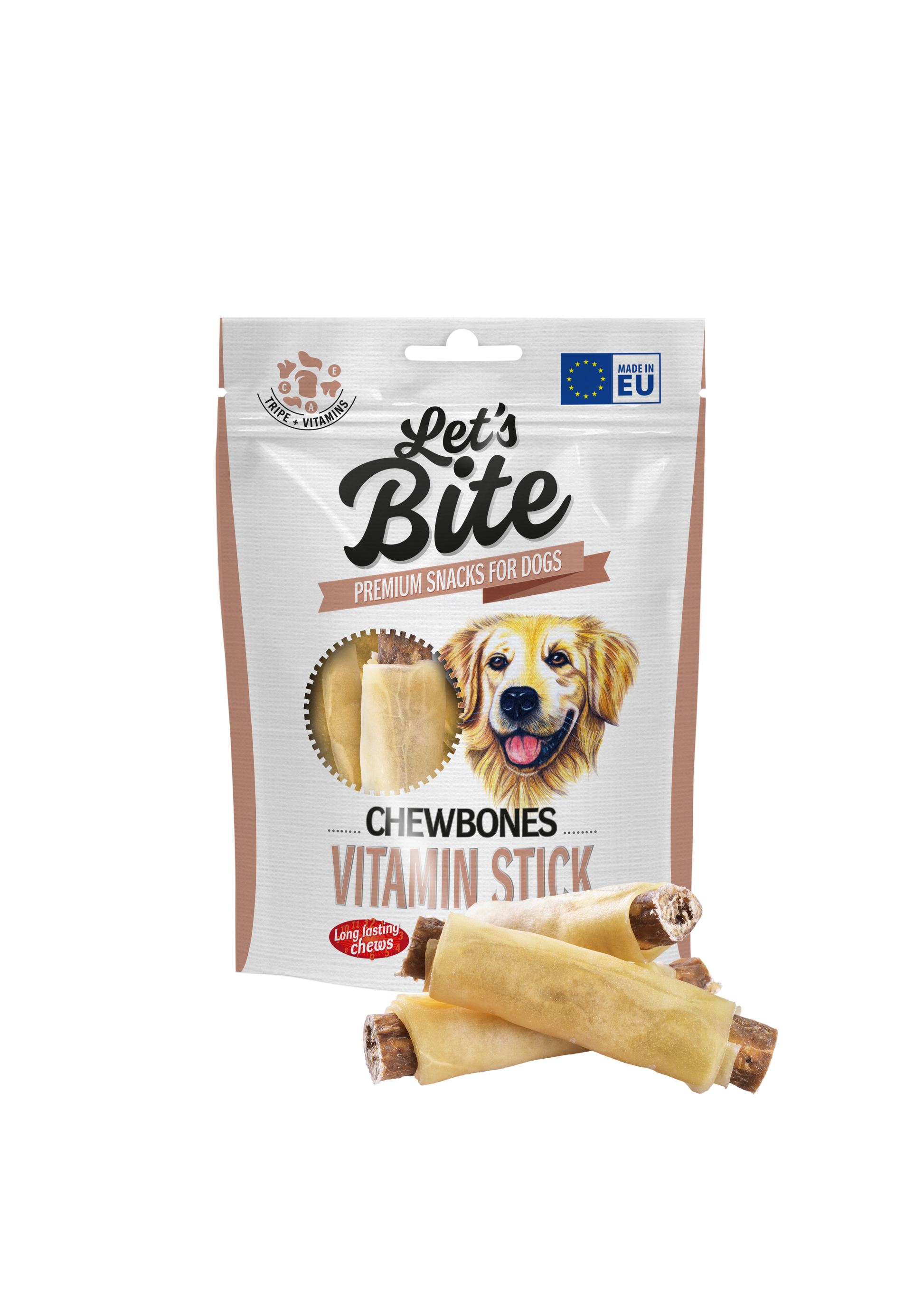 Let´s Bite Meat Tuggben Vitaminpinnar 150g