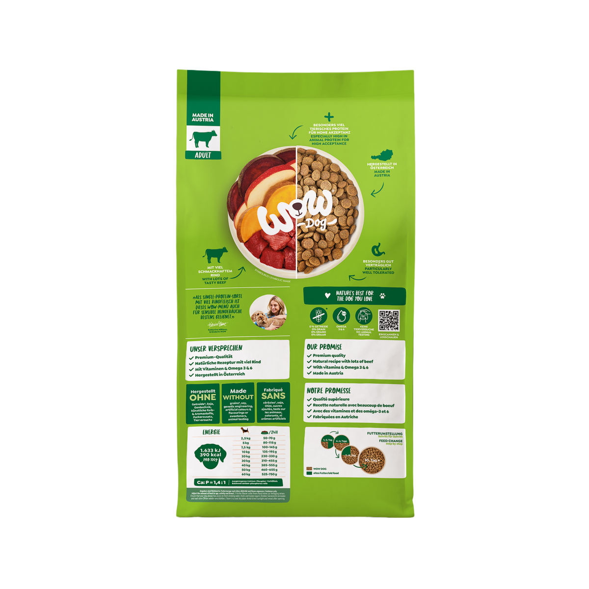 WOW TORRFODER VUXEN Biff 12kg