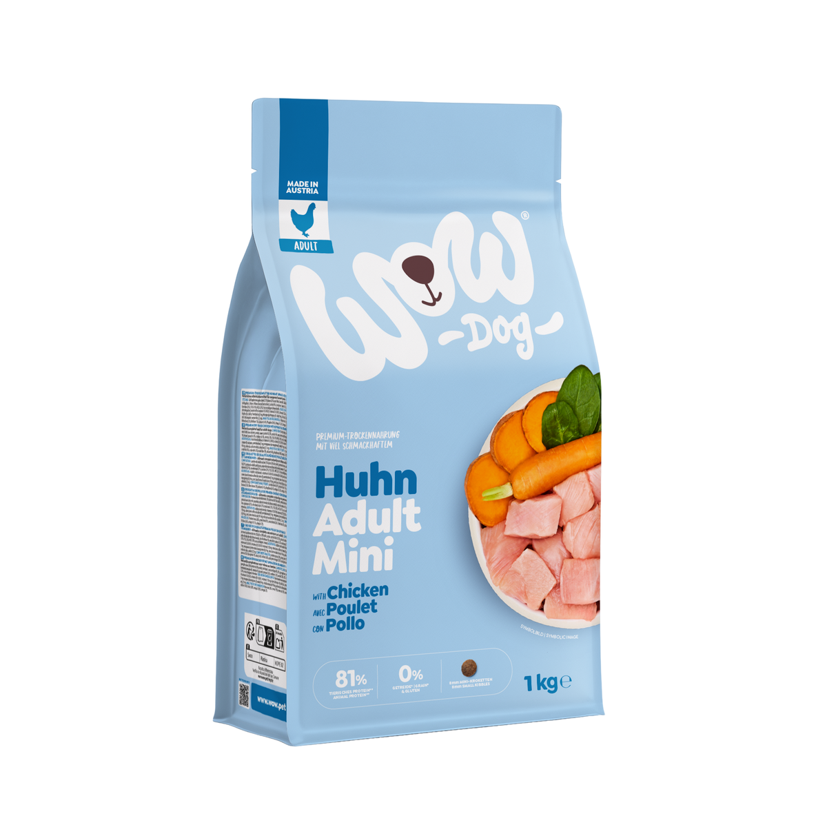 WOW TORRFODER Minis VUXEN Kyckling 1kg