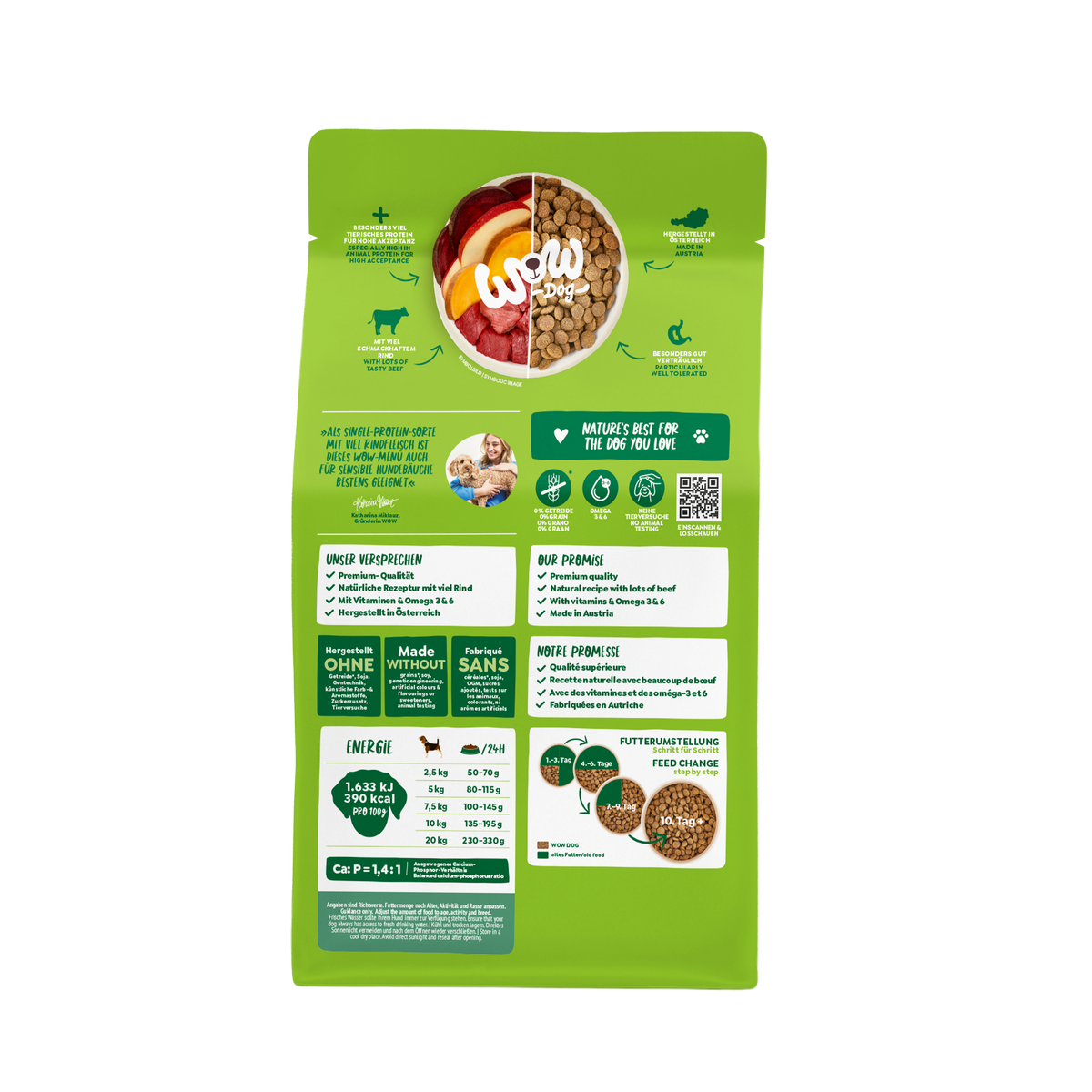WOW TORRFODER Minis VUXEN Biff 1kg